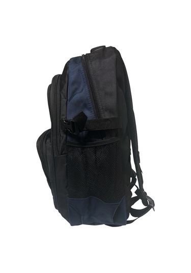 Su Geçirmez Kalın Ortopedik Çok Bölmeli Laptop Okul Gezi Seyahat Kamp Sırt Çantası Büyük 30x47cm Lacivert