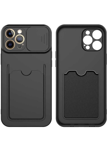 Apple Uyumlu iPhone 12 Pro Fzd Kartix Kılıf-koyu Mor