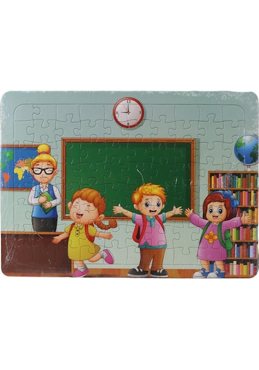80 Parça Çocuk Puzzle Ve Yapboz Karışık Seri 12' Li Set