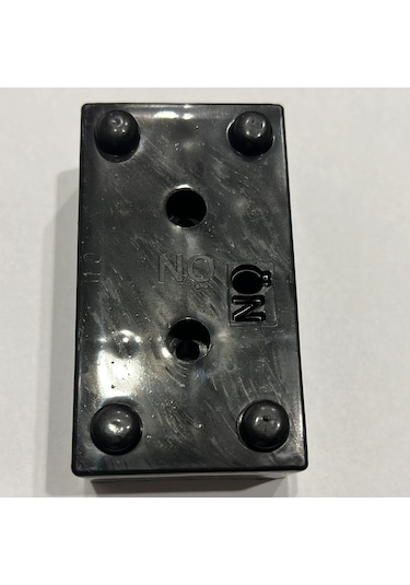 4'lü Siyah Dikdörtgen Ayak 3.5cm