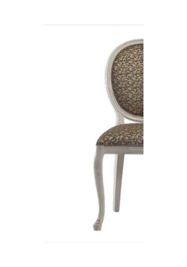 Bengimobilya Sandalye Zus017 Madalyon Model Kayın Ince Torna Ayak Parlak Gri
