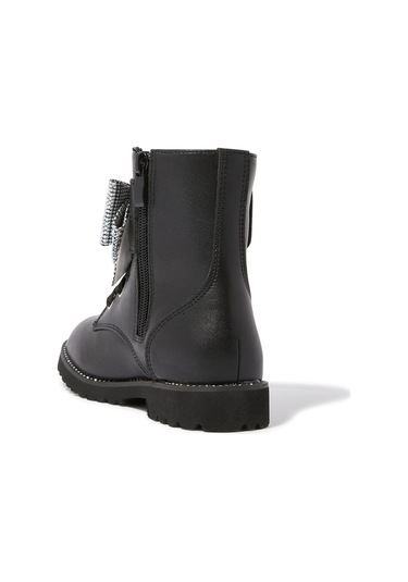 Kurt Geiger Çocuklar Için Mini Kensington Kemerli Botlar Siyah