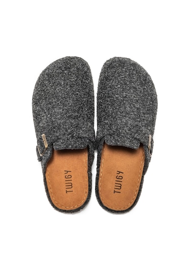 Twigy Manu Erkek Ev Terliği Siyah 41/45 AA0430 Siyah