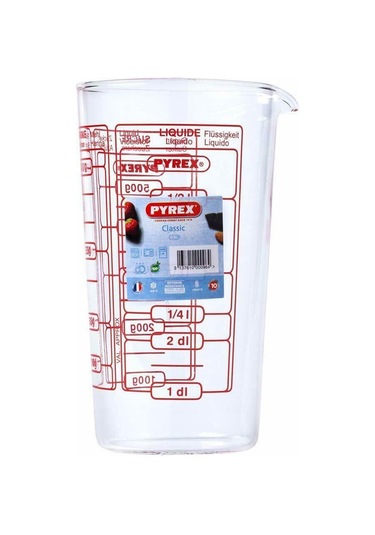 Pyrex 888B000 7146 Cam Ölçme Kabı 05 L Çok Renkli