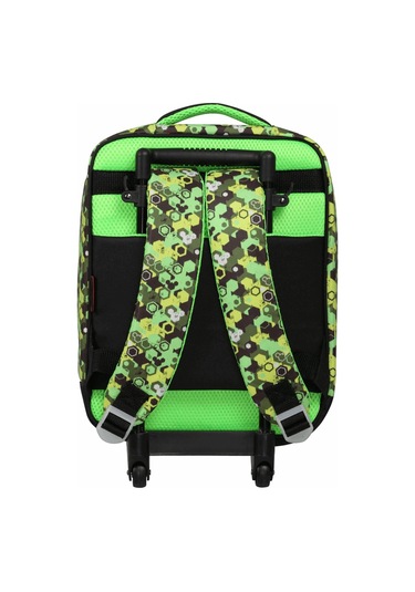 Ottonya Çekçekli Anaokulu Çantası , Çift Gözlü Kalem Çantası , Anahtarlık Ve Çelik Matara Çok Renkli