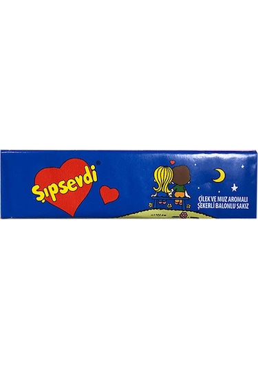 Kent Şıpsevdi Stick Muz Çilek Aromalı Sakız 25 G
