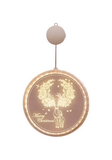 Noel Asılı Işık İç Mekan Dış Mekan Festival Parti Pencere Duvar Dekorasyonu Su Geçirmez Led Lamba