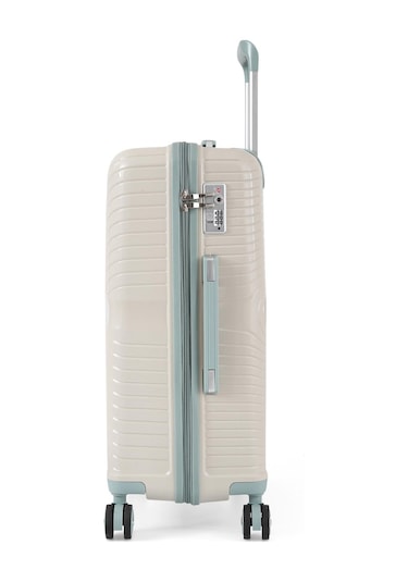 Ççs 5239 Polipropilen 3 Lü Valiz Seti Beyaz-mavi Beyaz - Mavi