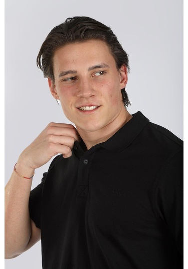 Lee Cooper Twıns 1 Erkek Pike Polo Yaka T-Shırt Siyah-17956-Siyah