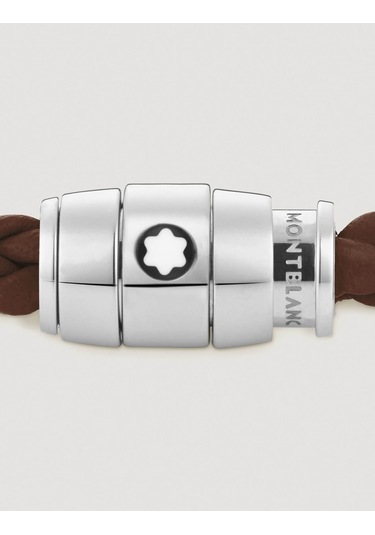Montblanc Küçük Soft Kahverengi Deri Bileklik 136000 Kahverengi