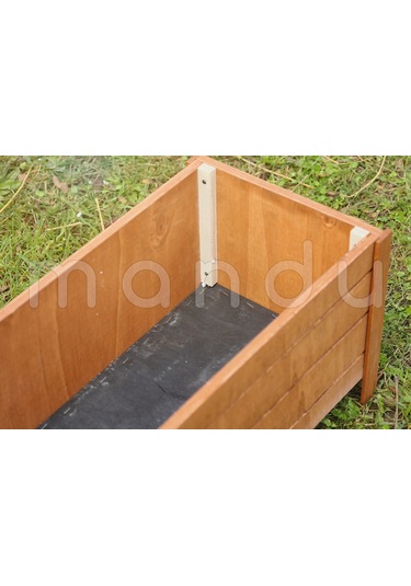 Mandu 84 x 36 CM Dekoratif Ahşap Saksı