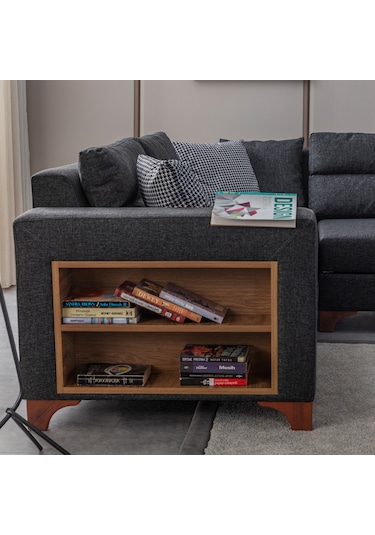 Eymense Tloft Köşe Koltuk Takımı Antrasit Sağ Köşe