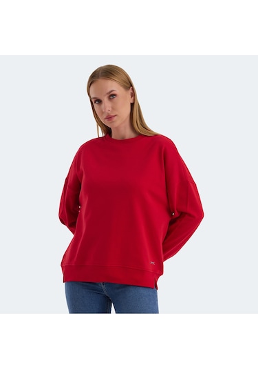 Slazenger VIRTUE Kadın  Kırmızı Sweatshirt
