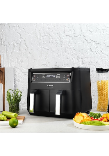 Schafer Thermochef Dual Dijital Airfryer Sıcak Hava Fritözü