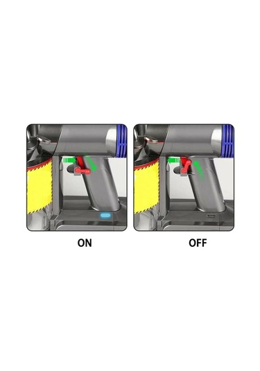 Elektrikli Süpürge Dys İle Uyumlu Güç Düğmesi Kilidi Açma/kapama Tetik Kontrolü