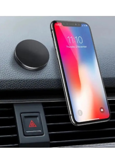 Ceholer Araba İçin Manyetik Telefon Tutucu Yuvarlak 156591464 Siyah