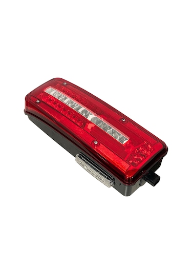Çerkez 12v-36v Stop Lambası Ledli Plakalı Yan Soketli Euro-6 Daf Sol