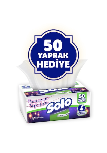Solo 12'li Çek-al Kağıt Mendil 1800 Yaprak +600 Yaprak Hediye