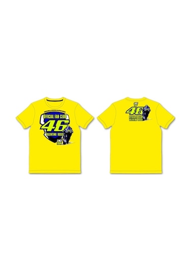 Yeni Vr46 Valentino Rossi Fan Club Since 1996 Tshirt al