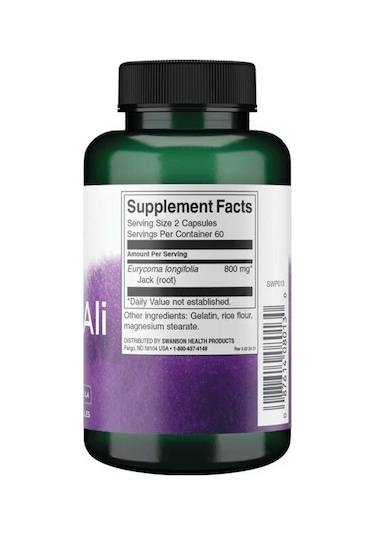 Swanson Tongkat Ali 400 Mg 120 Capsules