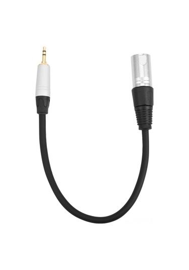 Yaleker 3.5mm Erkekden Xlr Erkeğe Mikrofon Ses Kablosu - Kameralar Ve Canlı Yayınlar İçin Ses Aktarımı