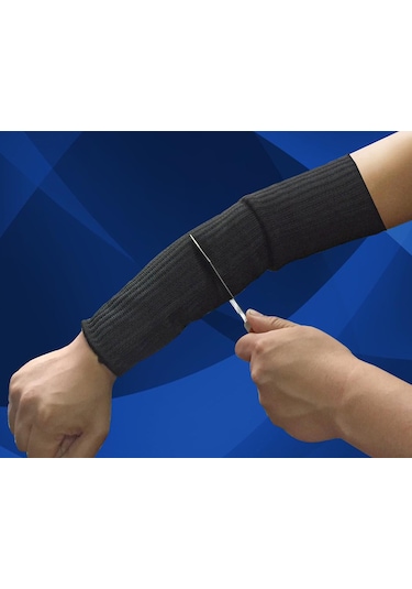 Homyl Siyah Güvenlik Anti Slash/ Cut/ Statik Eller Uzun Koruyucu