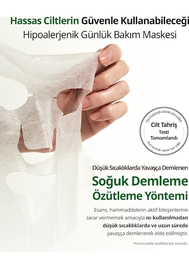 Hassas Ciltlere Özel Yeşil Çay İçeren Yaprak Maske Goodal Green Tea Infused Water Mild Sheet Mask
