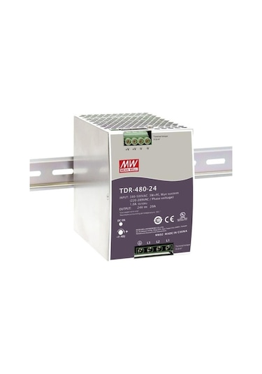 Meanwell Tdr-480-24 Güç Kaynağı Gri