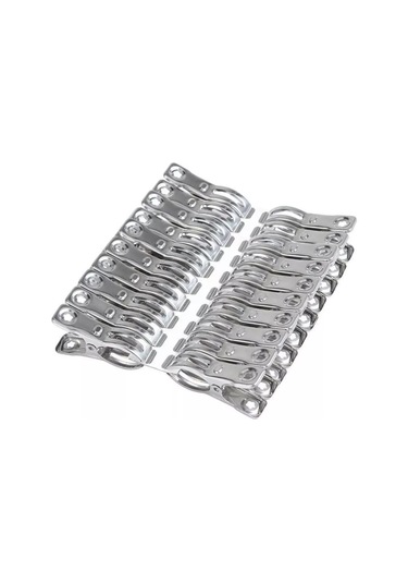 A Seller Çamaşır Mandalları 20 Adet, Metal 185446475 Krom