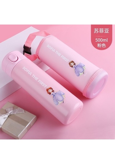 Çocuk Termos Bardak Taşınabilir Anti-düşme Ilkokul Öğrencisi Su Bardağı Erkek Ve Kız 316 Paslanmaz Çelik Doğrudan Içme Su Isıtıcısı 7os2vc Açık Pembe
