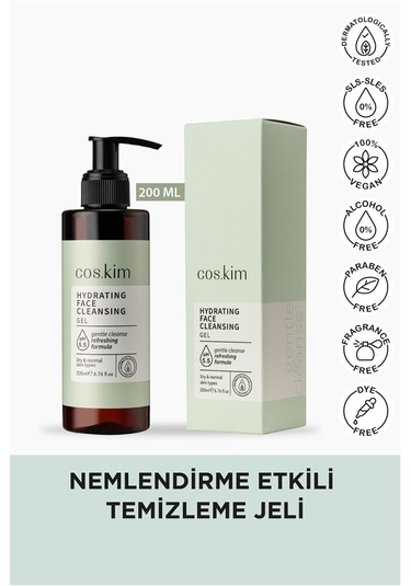 Nemlendirme Etkili Temizleme Jeli - Kuru-normal Ciltler Hydrating Face Cleansing Gel 200ml