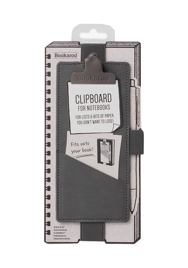 If Bookaroo Klipsli Defter Kılıfı Charcoal 43433