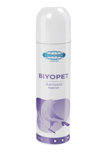 Biyoteknik Biyopet Kuşlar İçin Aerosol 150 ML