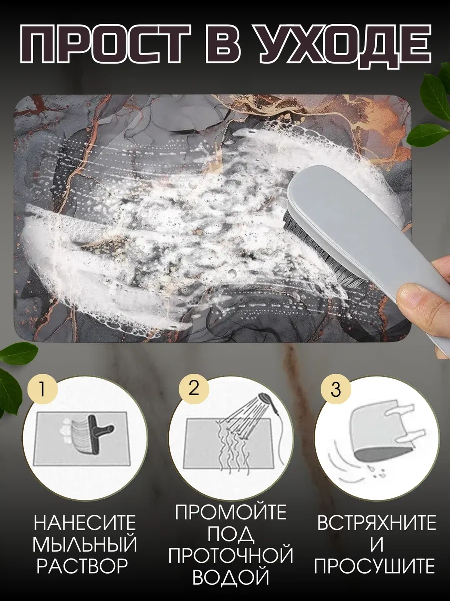 R&e Family Nanobükümlü Buharlı Bulaşık Paspası Emici 325610688 Gri