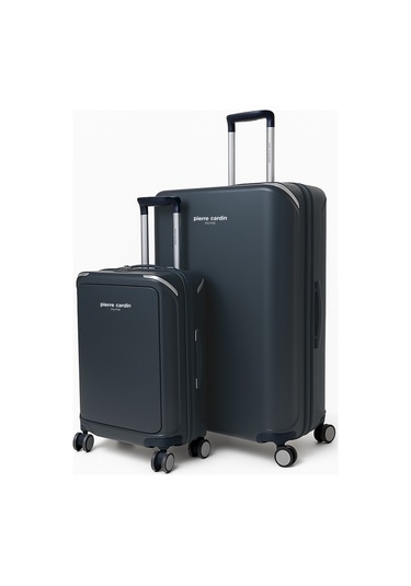 Pierre Cardin Büyük Ve Kabin Boy 2'li Set %100 Polipropilen Valiz Lacivert 04pc7090 Lacivert