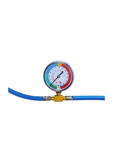 Yaozixa Otomotiv Klima R134a Soğutucu Basınç Ölçer, Fluor Yükleme Aleti, Tek Valfli Tester, Ev Ve Ticari Sistler İçin