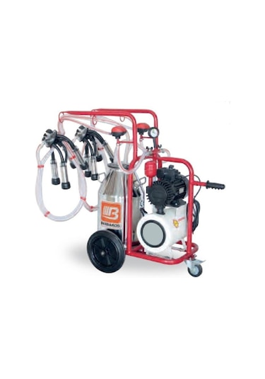 Bartech Universal Kuru Pompa Çift Süt Sağım Makinesi 40 L Paslanmaz Güğüm