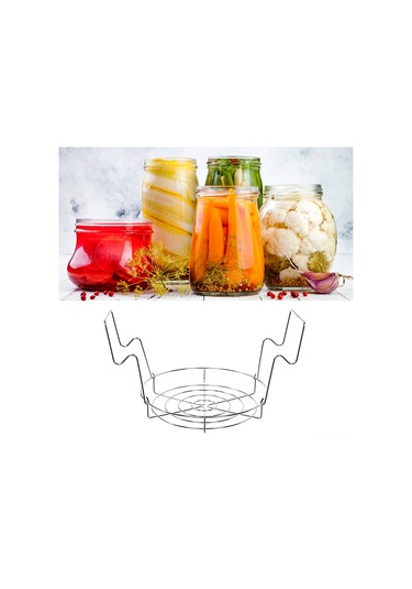 Hangfox Stalçelik Kavanoz Rafı: Çok Fonksiyonlu Mutfak Kavanoz Dondurma Ve Pişirme Rafı, Dayanıklı Ve Temizlenmesi Kolay Diğer