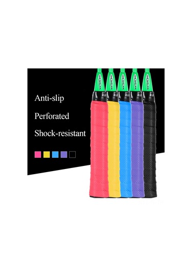 Lemestar 60 Adet Pu Badminton Tenis Raketi Sarma Bandı - Titreşimi Azaltır, Teri Emici, Rahat Kokuşmaz El Tutucu