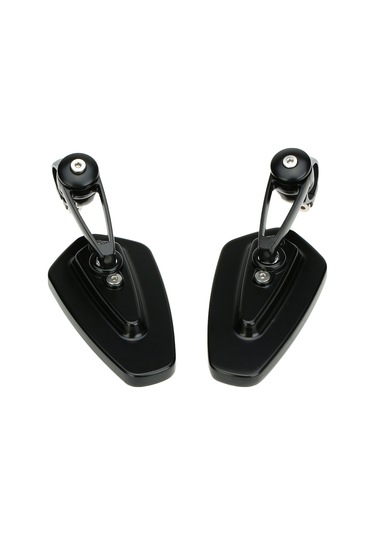 Neevoyu Motosiklet İçin Cnc Alüminyum Geribakış Aynaları - Evrensel Uyumlu, 360 Derece Döner, Şeffaf Görünüm, Dayanıklı, Kolay Kurulum 2 Adet