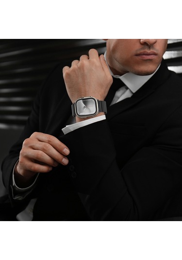 Watch 7 45mm Amazingthing Titan Steel Metal Kordon Siyah