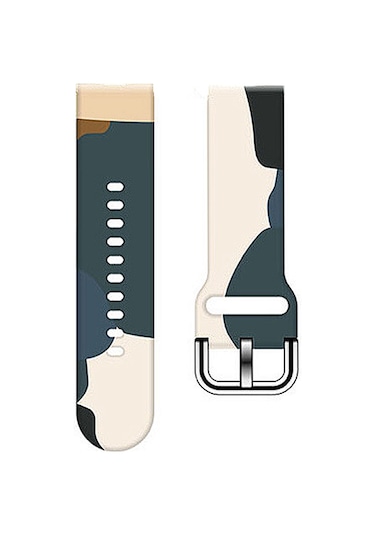 Kyver Amazfit Gts Uyumlu Desenli Silikon Kordon 20mm