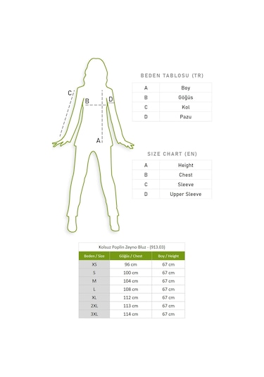 Kolsuz Poplin Zeyno Bluz Beyaz Byz Beyaz