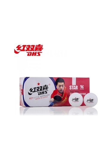 Dhs Tek Yıldız Plastik Masa Tenisi Topu 10'lu