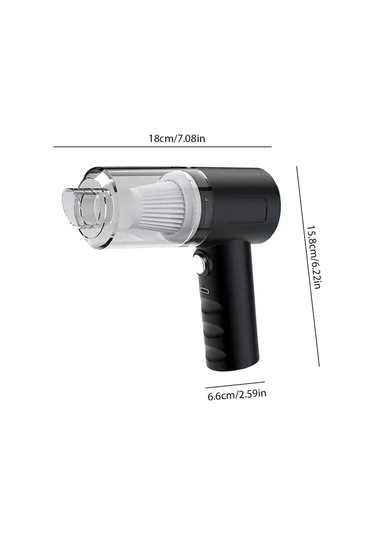 Yeni Nesil Kablosuz Şarjlı Portatif Ev Araba Ofis Masa Süpürgesi 3 İn 1