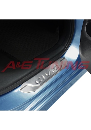 Honda Civic Fc5 Krom Kapı Eşiği 4 Prç. 2016 ve Üzeri P.Çelik N11.6444