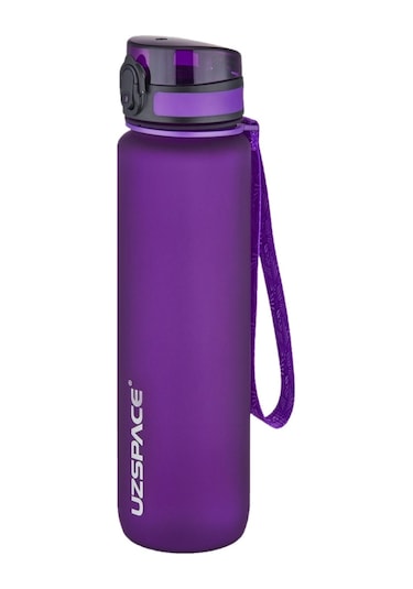 Uzspace FiftyFifty Softtouch Büyük Boy Tritan Su Matarası 28 CM 1 L