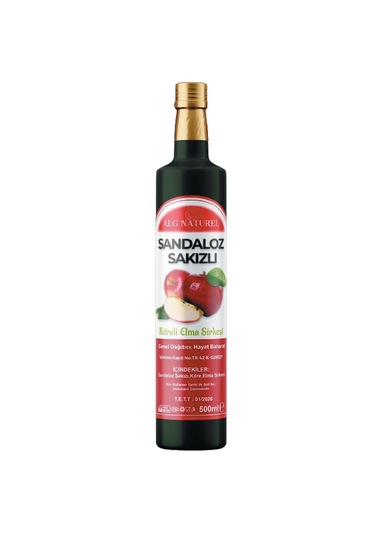 Alg Natural Sandaloz Sakızlı Kitreli Elma Sirkesi 500 ML
