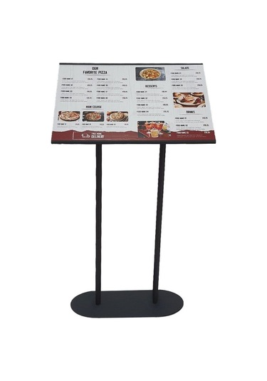 Restoran Önü Metal Menü Panosu 2xa3