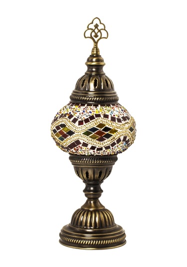 Dekoratif KOMODİN ÜSTÜ BAŞUCU LAMBASI RENKLİ